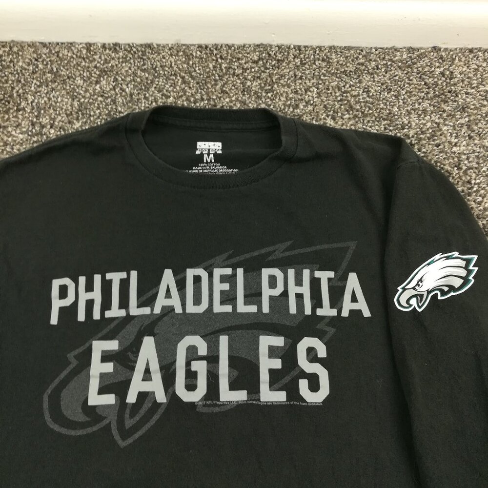 Philadelphia Eagles T-Shirt Junk Food Brand Long Sleeve Mens Medium